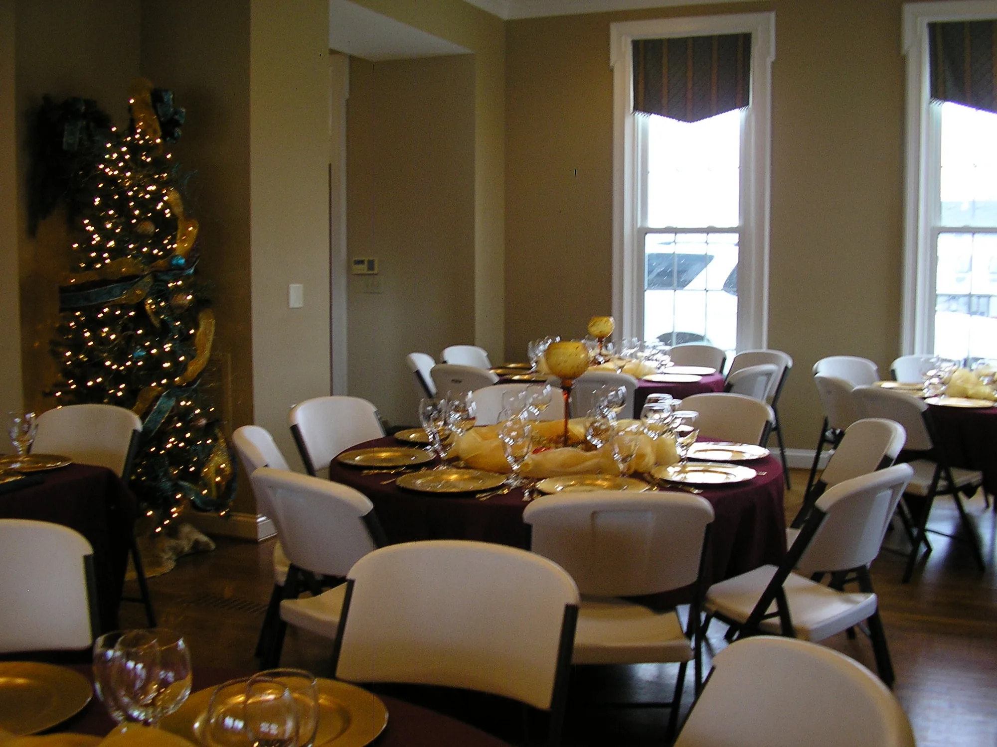 The kitchen area with appliances and prep counter
