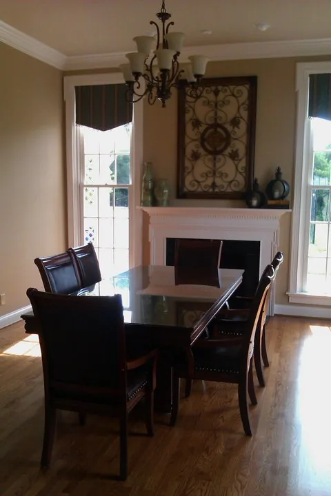 The clubhouse dining room